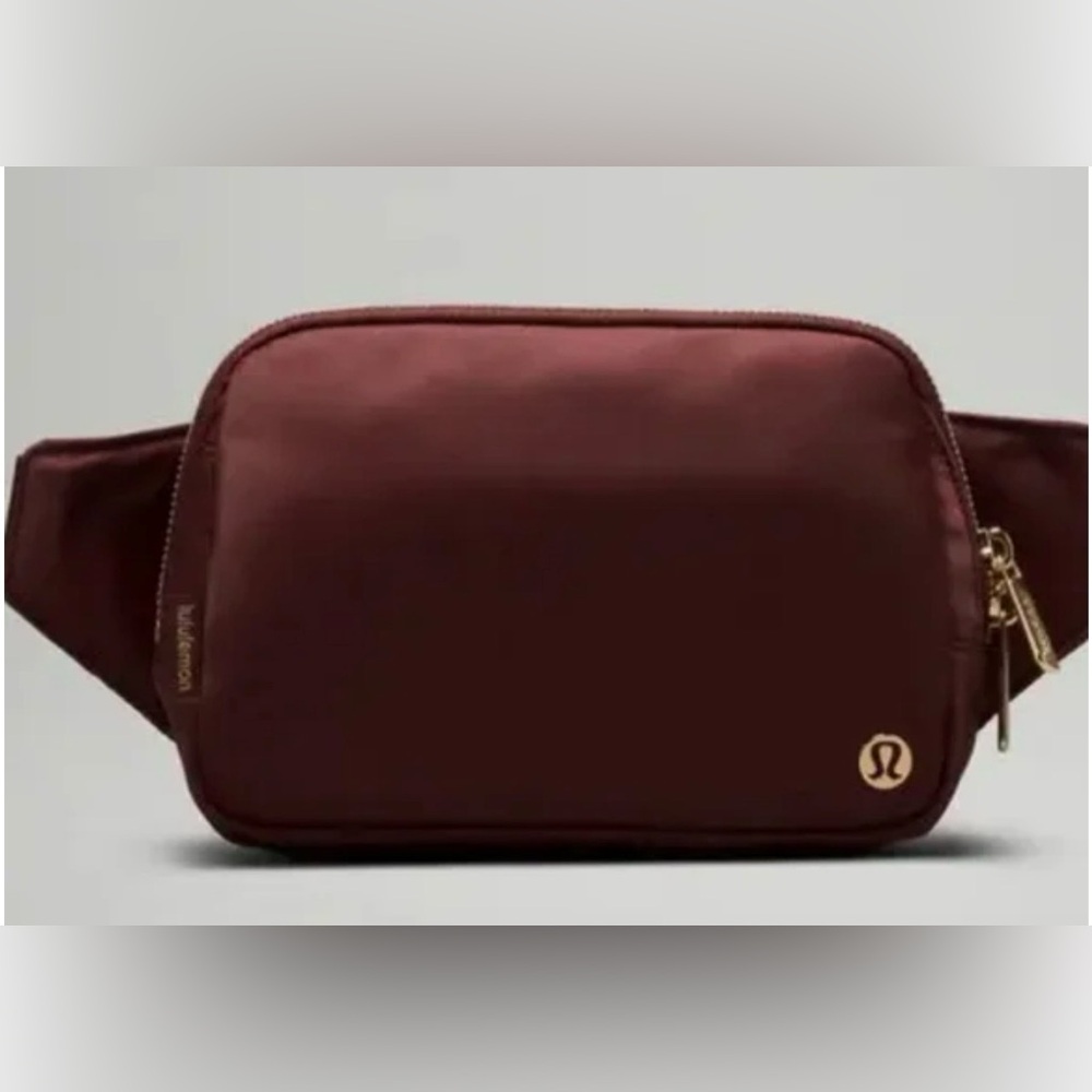 Lululemon Everywhere Belt Bag Large 2L *Metal Hardware Garnet/Rose Gold NEW